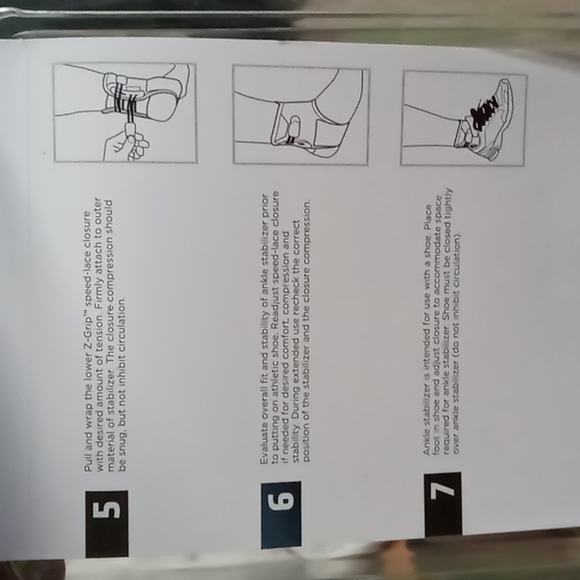 Ankle Brace BNWT Men's SZ XL w Adj Velcro Straps to Tighten Up - Picture 14 of 14